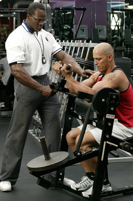 Lamar Lowery beim Personal Training