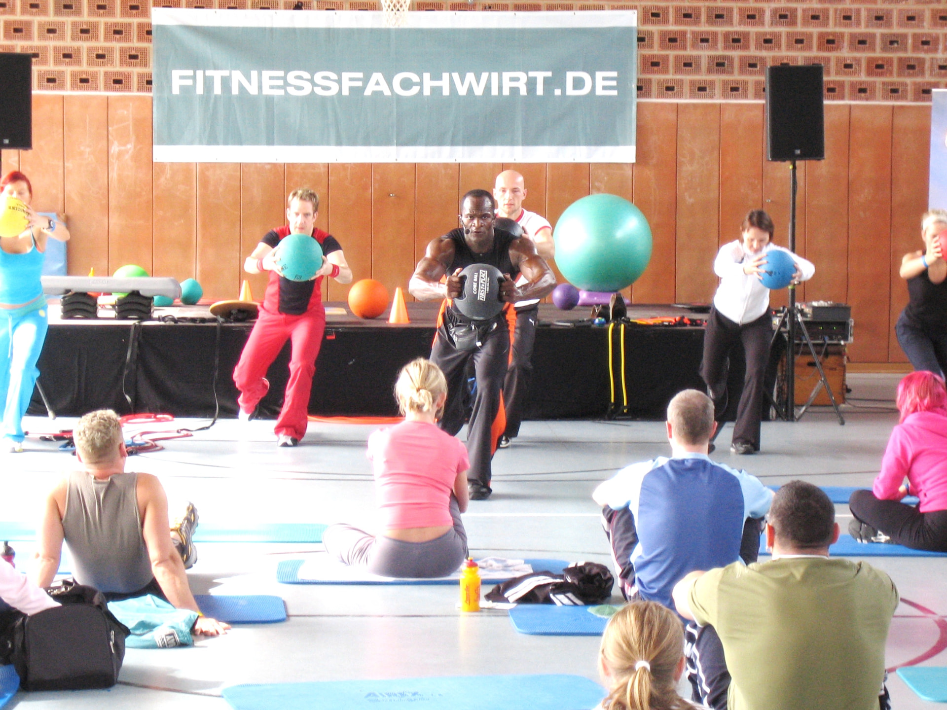 Lamar Lowery auf einer Fitness-Convention